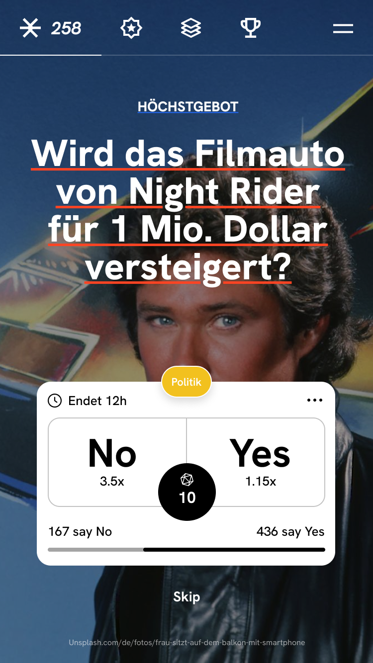 Polarity App — Prediction Card
